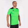 Joma Championship VI Shirt SS - Green Fluor/Black