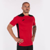 Joma Championship VI Shirt SS - Red/Black