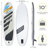 Hydro-Force White Cap 10ft SUP Set