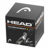 Head Tournament Squash Balls - Single Yellow Dot (Box of 12)