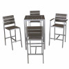 SAC Deluxe Brushed Nickel 5pc Bar Set