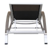 SAC Deluxe Brushed Nickel Sun Lounger