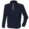 Finden & Hales 1/4 Zip Long Sleeve Fleece Piped