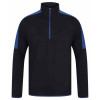 Finden & Hales 1/4 Zip Mid-Layer With Contrast Panelling