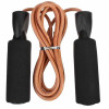 Urban Fitness 2.7m Leather Jump Rope